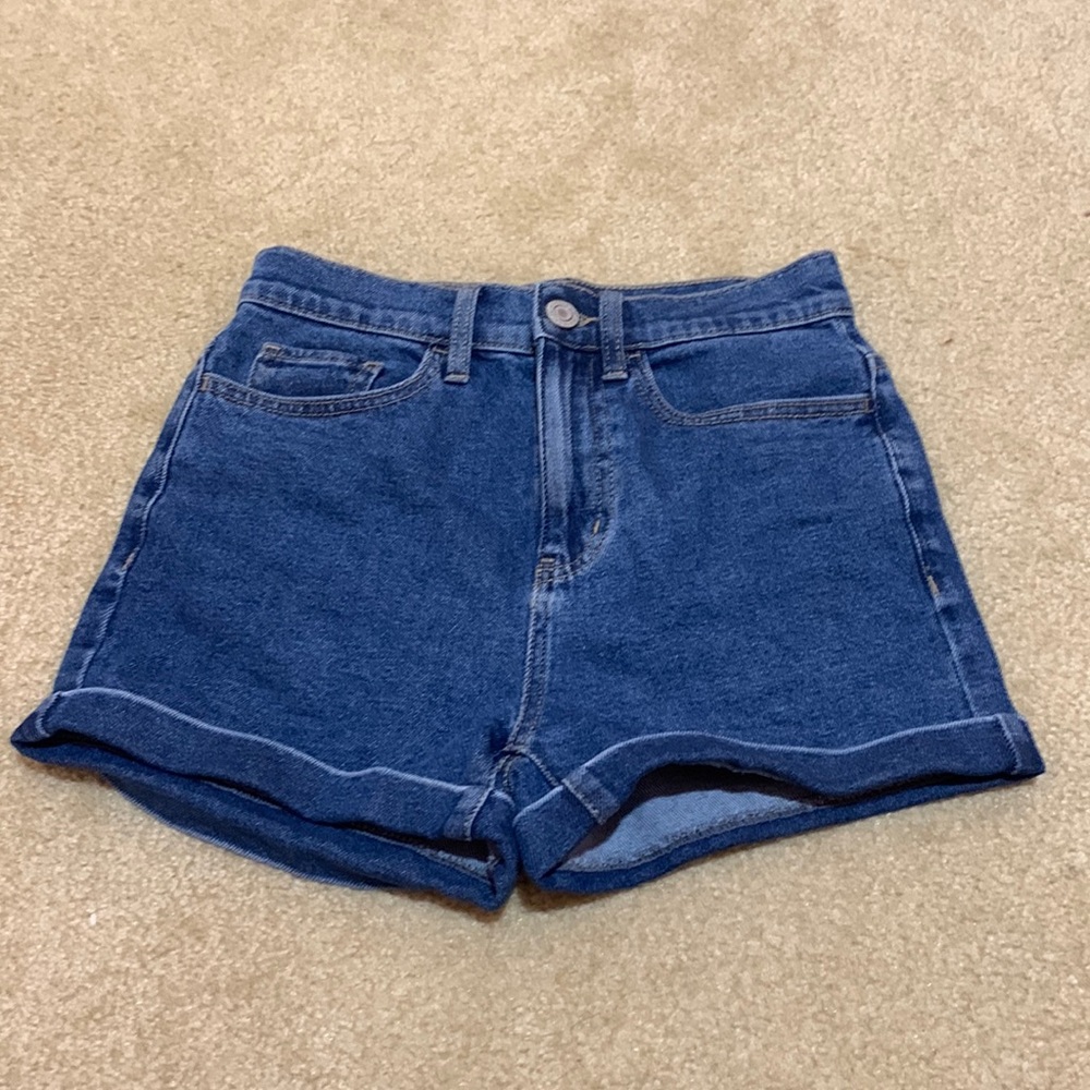 Kohls High rise jean shorts